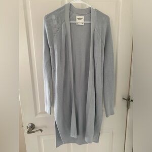 Abercrombie & Fitch Blue Grey Cardigan Sweater